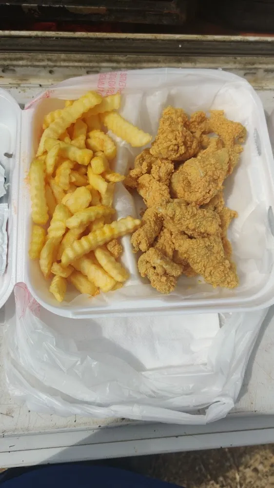 Catfish Bites with Fries